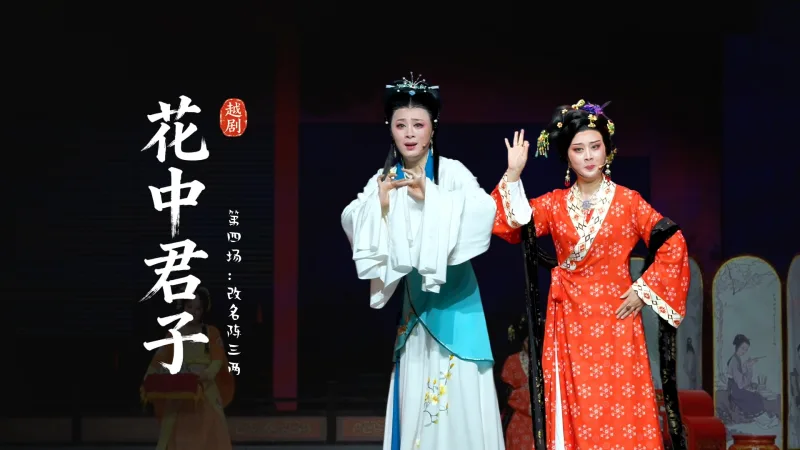 越剧《花中君子》第四场：改名陈三两-嵊州市越剧团