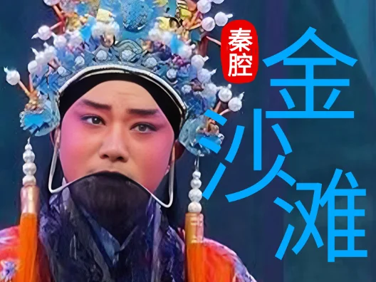 秦腔《金沙滩》 金砖玉瓦来相撞选段
