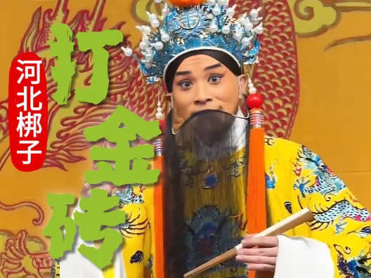 河北梆子《打金砖》，由优秀老生马曌演唱
