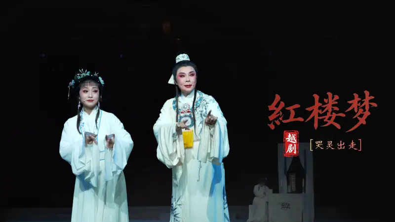 越剧《红楼梦》第八场：哭灵 出走-宁波小百花越剧团