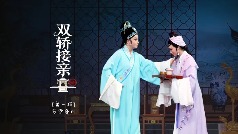 越剧《双轿接亲》第一场：厅堂受训-台州市阿小越剧团