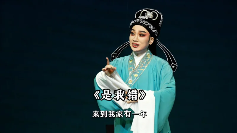 越剧《是我错》精彩唱段 温州市越剧院黄燕舞老师精彩演绎 玉珍她 来到我家有一年