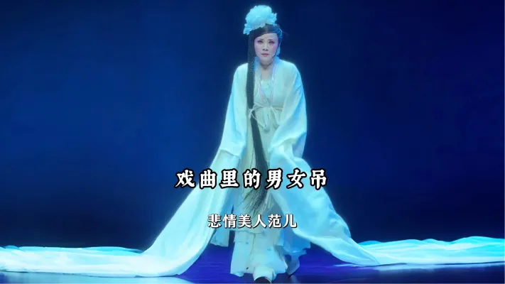 戏曲里的男女吊 戏曲舞台上的 “鬼神担当”！男吊女吊专属 “吊毛角色”满满的氛围感