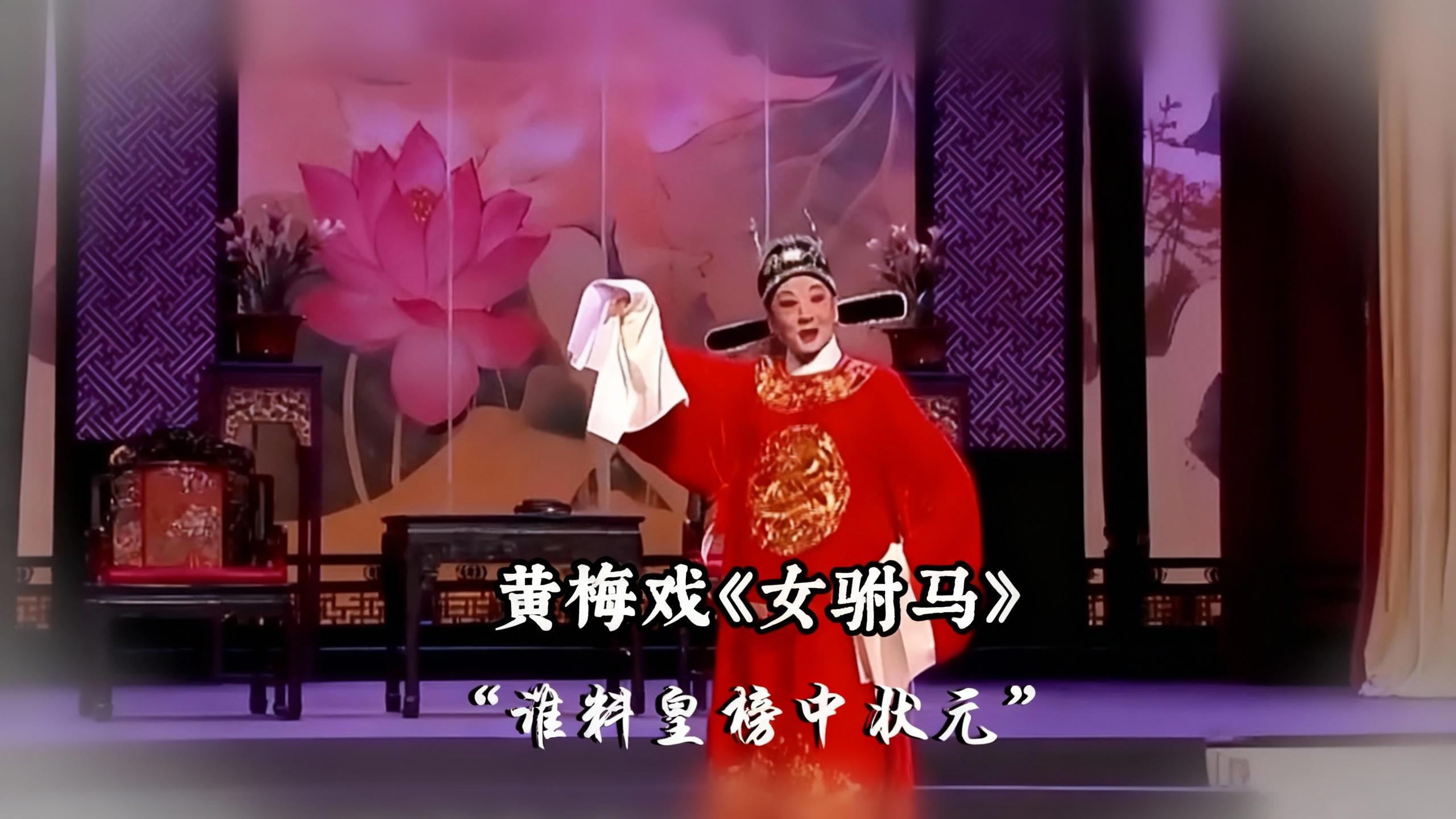 黄梅戏《女驸马》 为救李郎离家园，谁料皇榜中状元 这妥妥的爽文哈