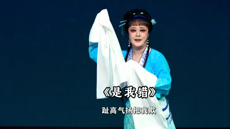 越剧《是我错》精彩唱段 温州市越剧院廖鸳鸯老师精彩演绎 一年一度又一寸
