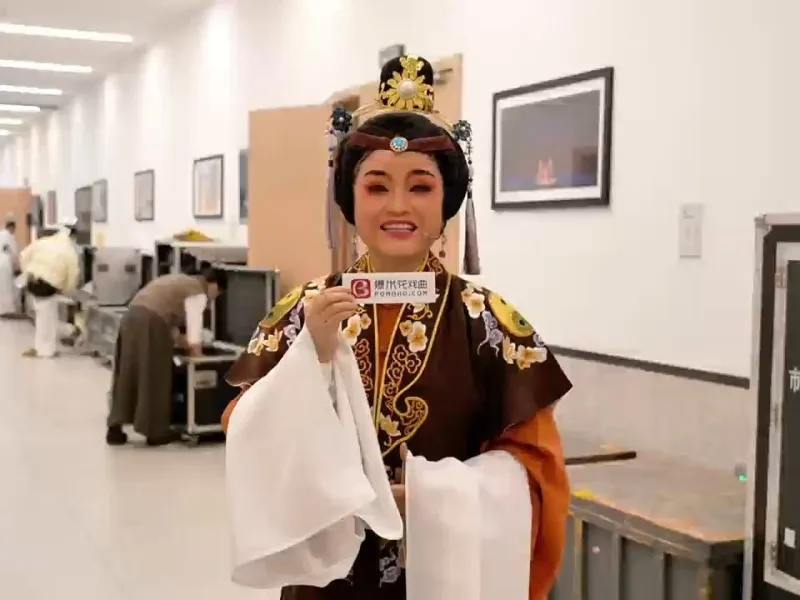 海宁越剧团《玉簪记》观主扮演者黄静怡采访.mp4
