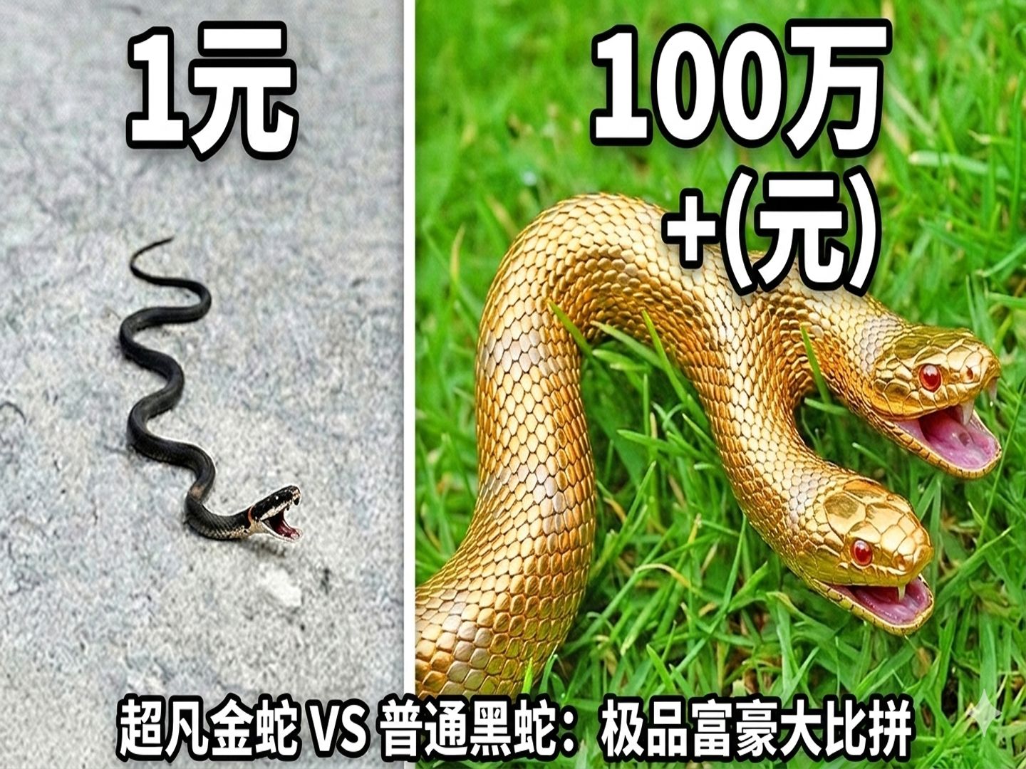 一元对十万美元，揭秘世界最贵蛇