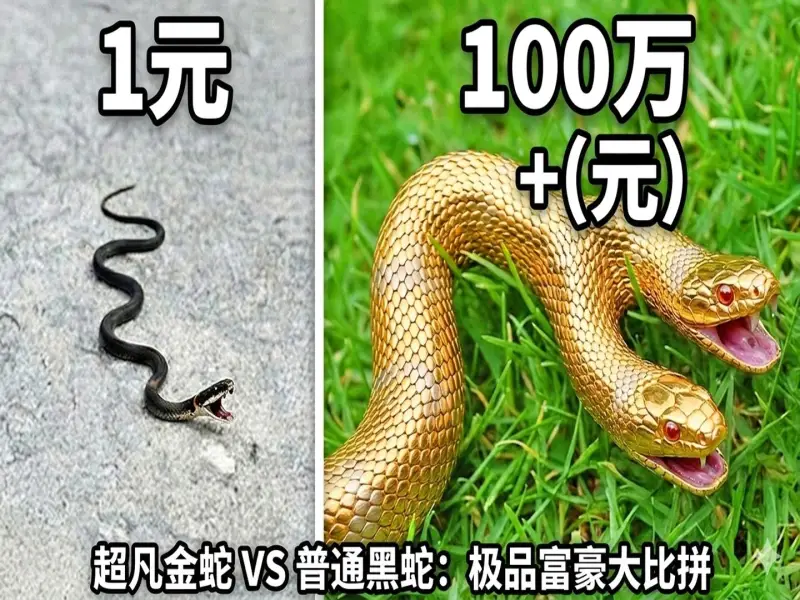 一元对十万美元，揭秘世界最贵蛇