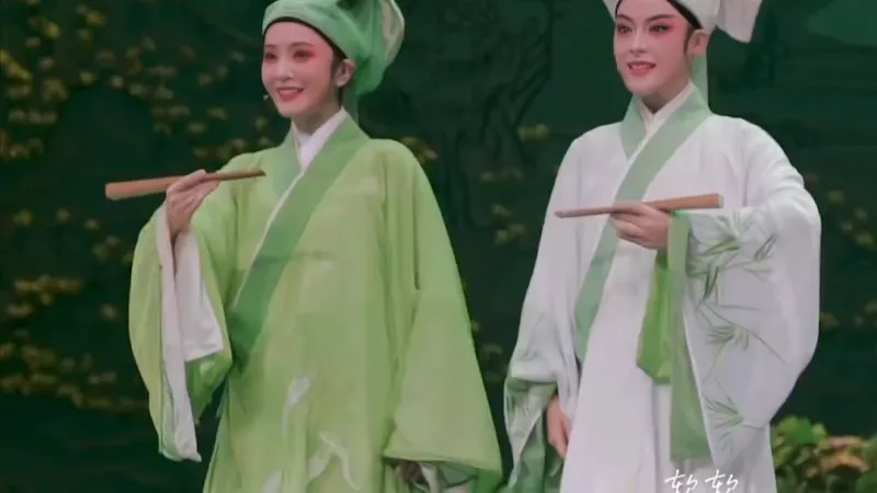 一段草桥结拜的原声片段～梁山伯和祝英台的朝夕相处
