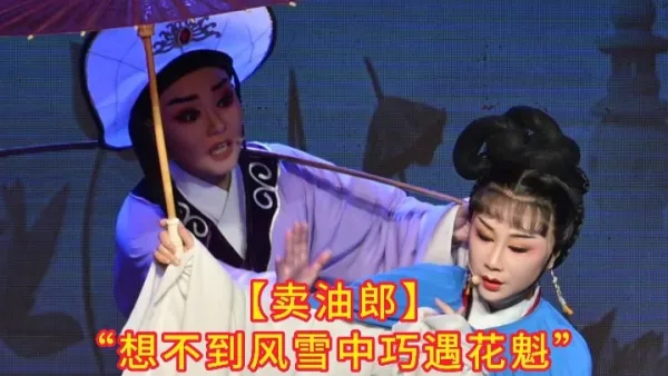 【卖油郎】搭救花魁后命运就此改变。#王文波，郭清清 #阿小越剧团#卖油郎#郭清清#越剧经典名段#王文波