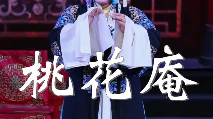 豫剧《桃花庵》崔文波饰窦氏，赵志鹏饰小道姑