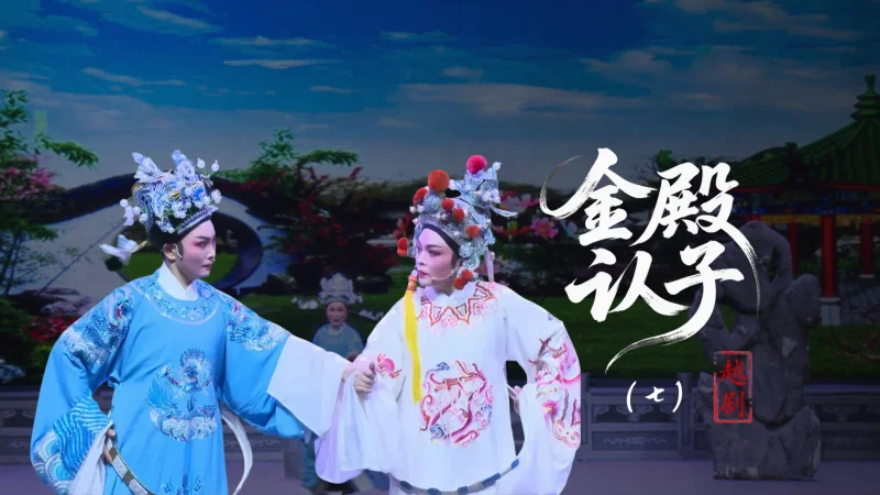 越剧《金殿认子》第七场：花园宴子-台州市泳洲越剧团