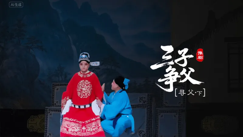 豫剧《三子争父》第五场下-寻父