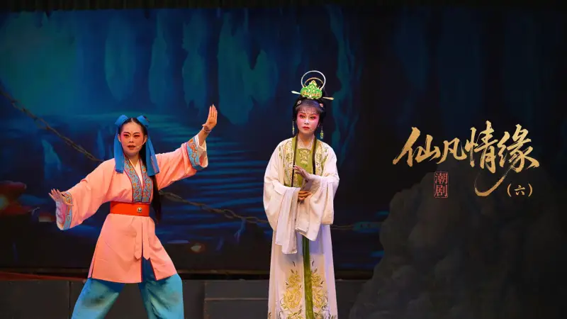 潮剧《仙凡情缘》第六场：华山寻母-广东小梨花青年潮剧团