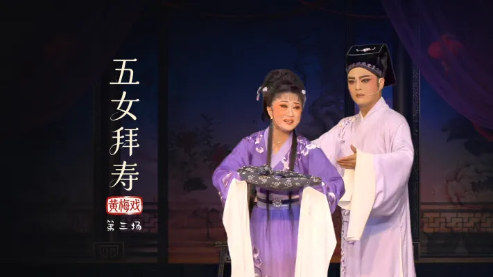黄梅戏《五女拜寿》第三场-安徽芜湖黄梅戏剧团