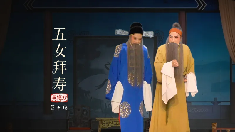 黄梅戏《五女拜寿》第五场-安徽芜湖黄梅戏剧团