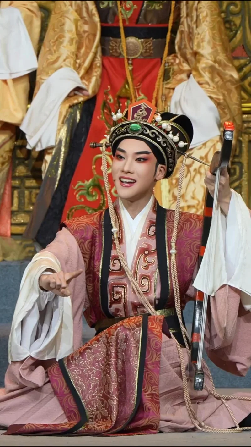 太帅了，郑森化《越剧·长乐宫》吟猱绰注指法广、#浙江小百花越剧院