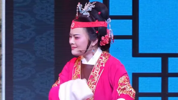 钱丽娜《越剧·珍珠塔》这个姑母很厉害、#越剧珍珠塔 #钱丽娜 #弘扬戏曲文化 #富阳越剧团