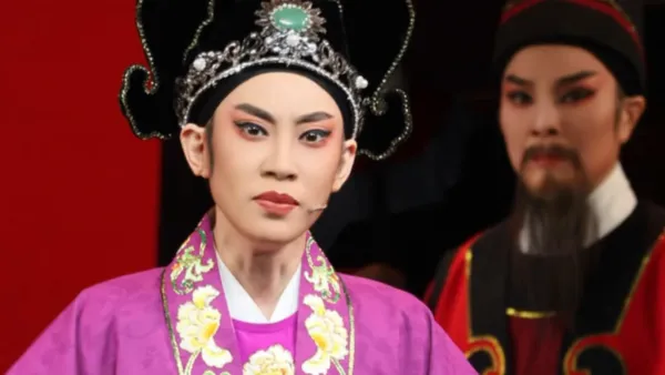 越剧《何文秀》｜『何梦莱』。“何文秀，你冒名顶替罪非轻”。绍兴小百花越剧团。