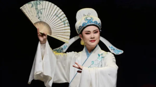 越剧《何文秀》｜『张琳』。“春风送暖万物新，来了我文秀在世人”。绍兴小百花越剧团。