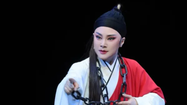 越剧《何文秀》｜『周燕萍，张琳』。“官人啊只叹你我太善良”。绍兴小百花越剧团。
